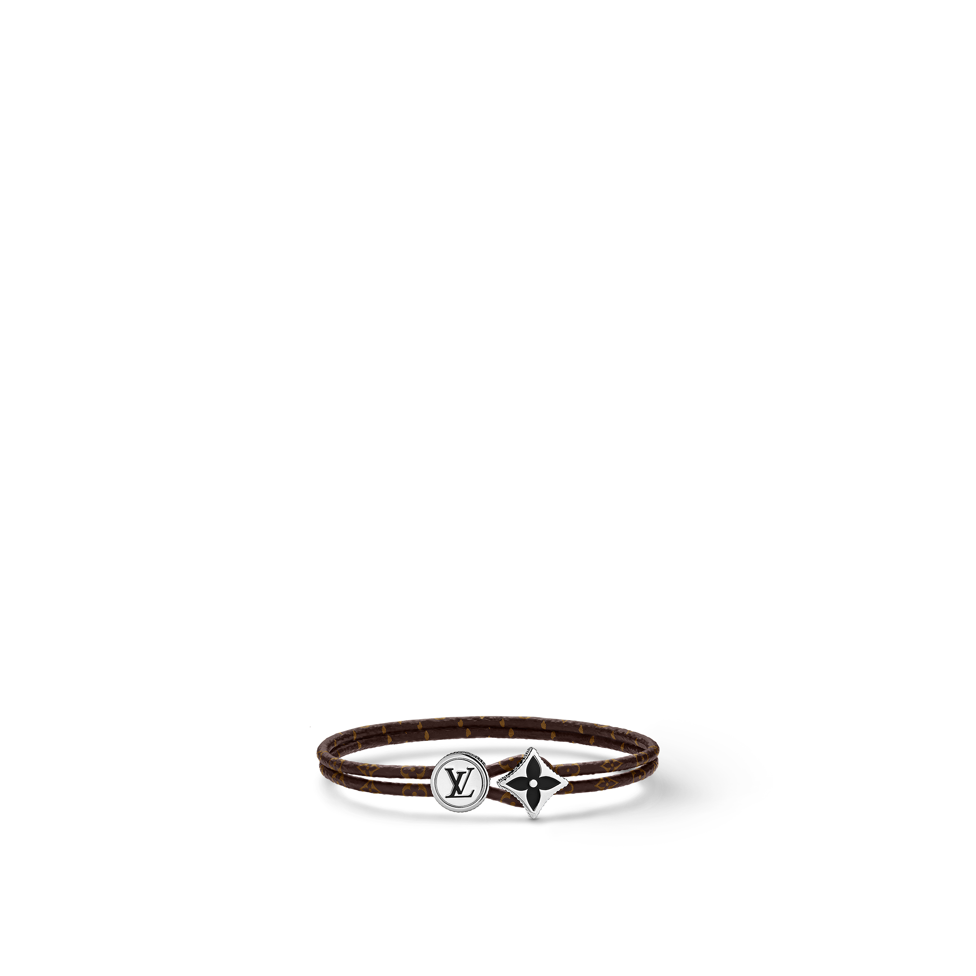 Catch It Bracelet Monogram Eclipse Canvas Fashion Jewelry LOUIS VUITTON